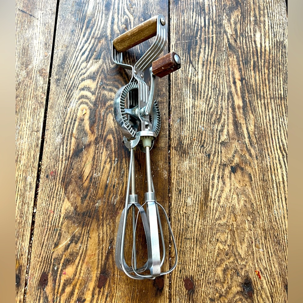 Vintage Superwhirl Stainless Hand Mixer Egg Beater etc